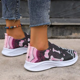 Xajzpa - Purple Casual Patchwork Printing Round Comfortable Out Door Shoes Shoes Sneakers