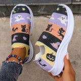Xajzpa - Purple Casual Sportswear Daily Patchwork Printing Round Comfortable Out Door Shoes Shoes