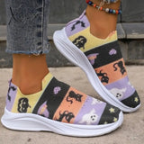 Xajzpa - Purple Casual Sportswear Daily Patchwork Printing Round Comfortable Out Door Shoes Shoes