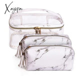 Xajzpa - Pvc Transparent Cosmetic Bag Organizer Travel Toiletry Set Pink Beauty Case Makeup