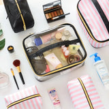 Xajzpa - Pvc Transparent Cosmetic Bag Organizer Travel Toiletry Set Pink Beauty Case Makeup