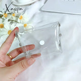 Xajzpa - Pvc Transparent Cosmetic Bag Women Makeup Storage Clear Organizer Wash Travel Portable