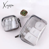 Xajzpa - Pvc Waterproof Transparent Cosmetic Bag Wash Bath Storage Travel Multi-Function Handbag