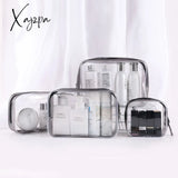 Xajzpa - Pvc Waterproof Transparent Cosmetic Bag Wash Bath Storage Travel Multi-Function Handbag