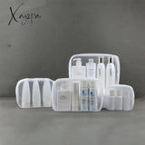 Xajzpa - Pvc Waterproof Transparent Cosmetic Bag Wash Bath Storage Travel Multi-Function Handbag