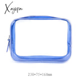 Xajzpa - Pvc Waterproof Transparent Cosmetic Bag Wash Bath Storage Travel Multi-Function Handbag