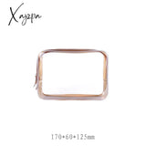 Xajzpa - Pvc Waterproof Transparent Cosmetic Bag Wash Bath Storage Travel Multi-Function Handbag