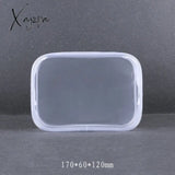 Xajzpa - Pvc Waterproof Transparent Cosmetic Bag Wash Bath Storage Travel Multi-Function Handbag