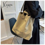 Xajzpa - Quality Women Bag Large Big Capacity Casual Tote Handbag Shoulder Men Canvas Crossbody