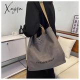 Xajzpa - Quality Women Bag Large Big Capacity Casual Tote Handbag Shoulder Men Canvas Crossbody