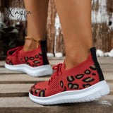 Xajzpa - Red Casual Sportswear Daily Patchwork Frenulum Round Comfortable Shoes Shoes Sneakers