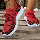 Xajzpa - Red Casual Sportswear Daily Patchwork Frenulum Round Comfortable Shoes Shoes Sneakers