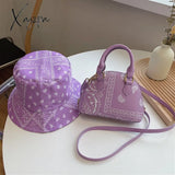 Xajzpa - Retro Pu Leather Women’s Shell Bag Summer Cashew Flower Ladies Shoulder Crossbody Female