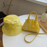 Xajzpa - Retro Pu Leather Women’s Shell Bag Summer Cashew Flower Ladies Shoulder Crossbody Female