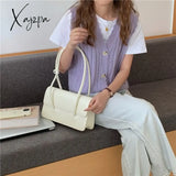 Xajzpa - Retro Simple Women’s Underarm Bag Vintage Green Ladies Square Shoulder Bags Winter