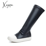 Xajzpa - Rick Women’s Boots Plus Size Owwes Casual Sexy Over The Knee Stretch Sneaker Designer