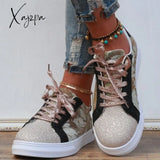 Xajzpa - Rose Gold Casual Sportswear Daily Patchwork Round Comfortable Out Door Shoes Shoes Sneakers