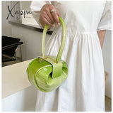 Xajzpa - Sac A Main Luxury Designer Handbag Women Small Round Design Leather Hand Bag For Fashion