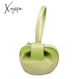 Xajzpa - Sac A Main Luxury Designer Handbag Women Small Round Design Leather Hand Bag For Fashion