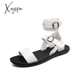 Xajzpa - Sandals Men Shoes Pu Solid Color Fashion Casual Street Beach Personality Refreshing Simple