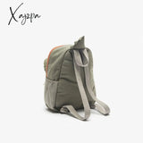 Xajzpa - School Bag Boys And Girls Of New Cute Three-Dimensional Green Small Crocodile Backpack
