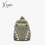 Xajzpa - School Bag Boys And Girls of New cute three-dimensional green small crocodile backpack personality student bag Backpack Purse