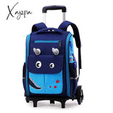 Xajzpa - School Bag Student High Capacity Rolling Backpacks Kids Trolley Wheeled Children Backpack