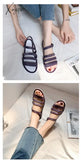 Xajzpa - Shoes 2023 Women Sandals Sexy Walking Rainbow Color Summer Beach Ladies Slippers Footwear