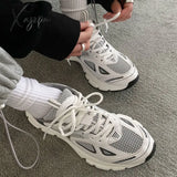 Xajzpa - Shoes For Men Women’s Chunky White Luxary Sneakers Ladies Running Casual Fashion Light