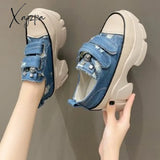 Xajzpa - Shoes For Women 2023 High Quality Solid Women’s Vulcanize Outdoor Sneakers Flat Heel