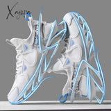 Xajzpa - Shoes Men Sneakers Male Casual Mens Tenis Luxury Shoes Trainer Race Breathable Fashion