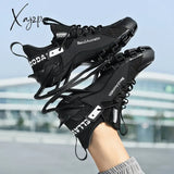 Xajzpa - Shoes Men Sneakers Male Casual Mens Tenis Luxury Shoes Trainer Race Breathable Fashion