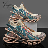 Xajzpa - Shoes Men Sneakers Male Casual Mens Tenis Luxury Shoes Trainer Race Breathable Fashion
