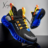 Xajzpa - Shoes Men Sneakers Male Casual Mens Tenis Luxury Shoes Trainer Race Breathable Fashion