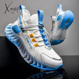 Xajzpa - Shoes Men Sneakers Male Casual Mens Tenis Luxury Shoes Trainer Race Breathable Fashion