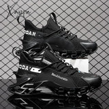 Xajzpa - Shoes Men Sneakers Male Casual Mens Tenis Luxury Shoes Trainer Race Breathable Fashion