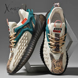 Xajzpa - Shoes Men Sneakers Male Casual Mens Tenis Luxury Shoes Trainer Race Breathable Fashion