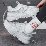 Xajzpa - Shoes Men Sneakers Male Casual Mens Tenis Luxury Shoes Trainer Race Breathable Fashion