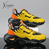 Xajzpa - Shoes Men Sneakers Male Casual Mens Tenis Luxury Shoes Trainer Race Breathable Fashion