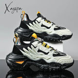 Xajzpa - Shoes Men Sneakers Male Casual Mens Tenis Luxury Shoes Trainer Race Breathable Fashion