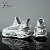 Xajzpa - Shoes Men Sneakers Male Casual Mens Tenis Luxury Shoes Trainer Race Breathable Fashion