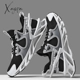 Xajzpa - Shoes Men Sneakers Male Casual Mens Tenis Luxury Shoes Trainer Race Breathable Fashion