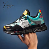 Xajzpa - Shoes men Sneakers Male casual Mens Shoes tenis Luxury shoes Trainer Race Breathable Shoes fashion loafers running Shoes for men