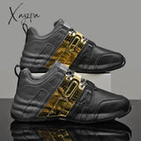 Xajzpa - Shoes Men Sneakers Male Casual Mens Tenis Luxury Shoes Trainer Race Breathable Fashion