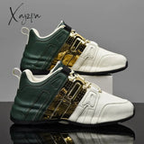 Xajzpa - Shoes Men Sneakers Male Casual Mens Tenis Luxury Shoes Trainer Race Breathable Fashion