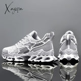 Xajzpa - Shoes Men Sneakers Male Casual Mens Tenis Luxury Shoes Trainer Race Breathable Fashion