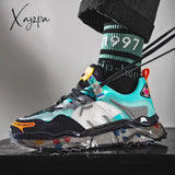 Xajzpa - Shoes Men Sneakers Male Casual Mens Tenis Luxury Shoes Trainer Race Breathable Fashion