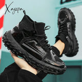 Xajzpa - Shoes Men Sneakers Male Casual Mens Tenis Luxury Shoes Trainer Race Breathable Fashion