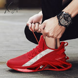 Xajzpa - Shoes Men Sneakers Male Casual Mens Tenis Luxury Shoes Trainer Race Breathable Fashion