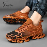 Xajzpa - Shoes Men Sneakers Male Casual Mens Tenis Luxury Shoes Trainer Race Breathable Fashion